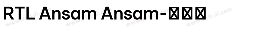 RTL Ansam Ansam字体转换